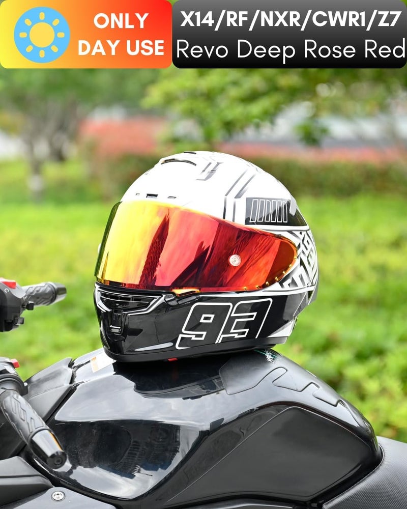 Logto CWR-F1 Shield for RF-1200 Visor X14 NXR RF-SR Z7 Motorcycle Helmet Visor Replacement Sun Protection Anti-Scratch, Universal - Image 3